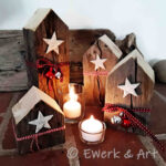 Häuschen aus Altholz